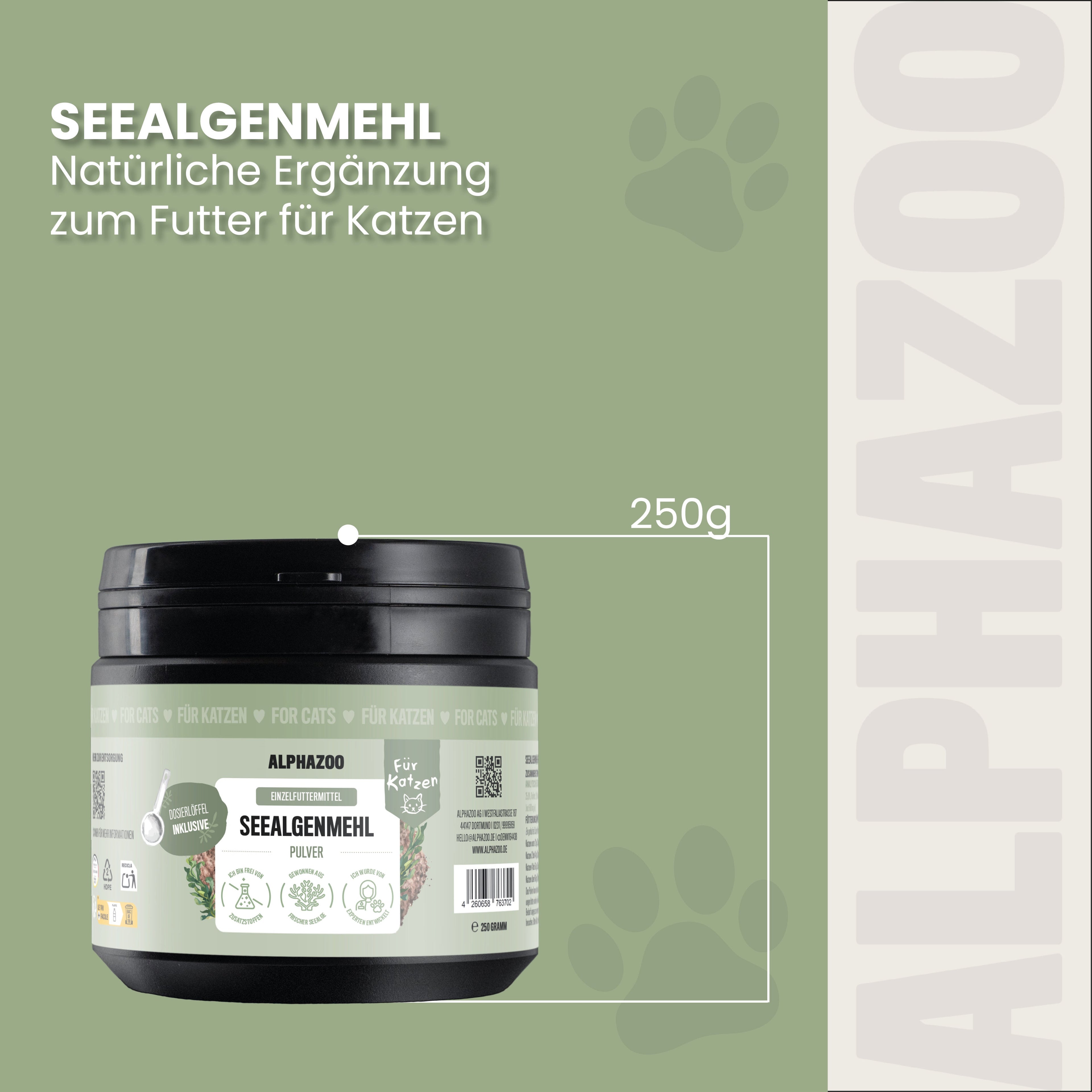 Seaweed meal for cats