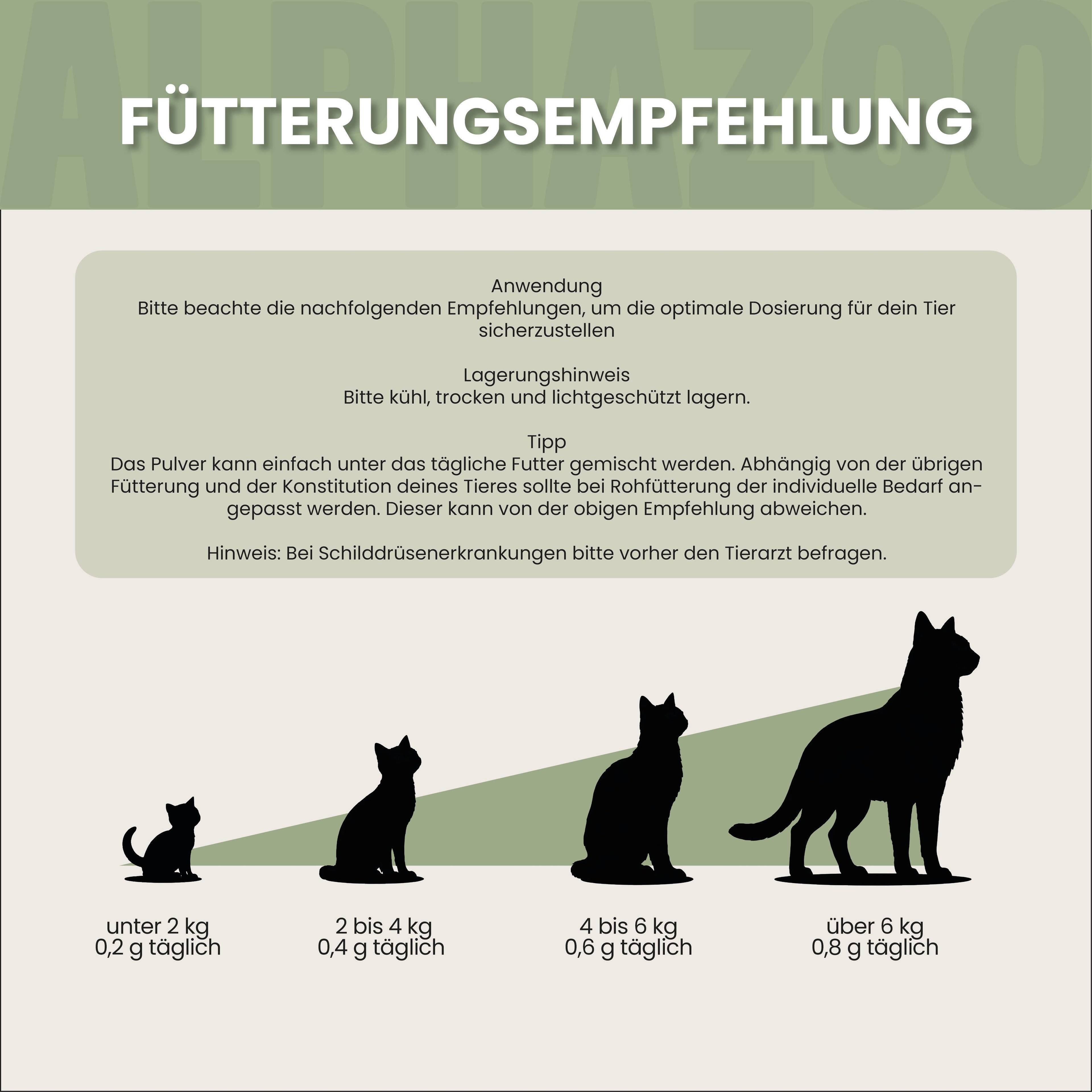 Seaweed meal for cats