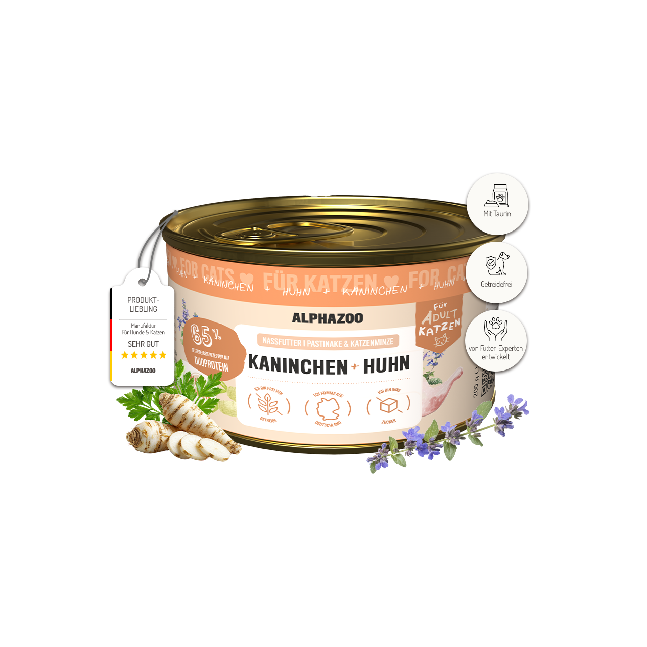 Rabbit + Chicken Wet Food for Cat