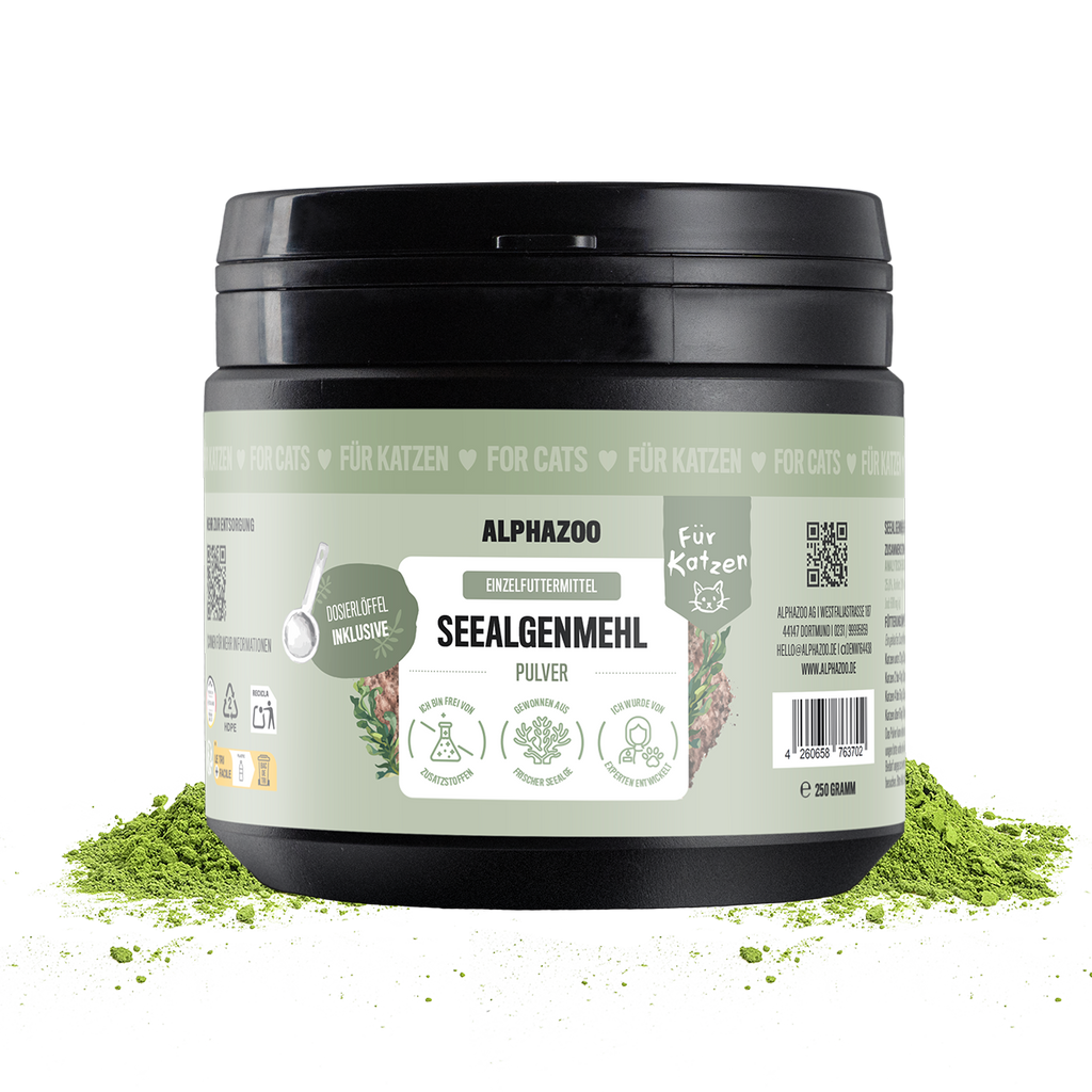 Seaweed meal for cats