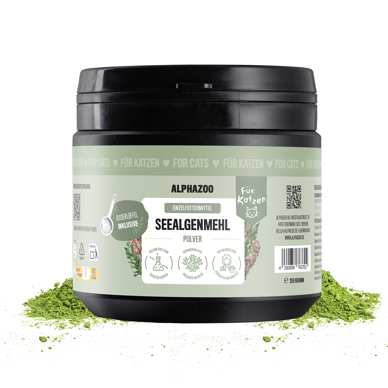 Seaweed meal for cats